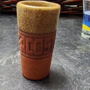 Vintage Costa Rico Earthenware Shot Glass